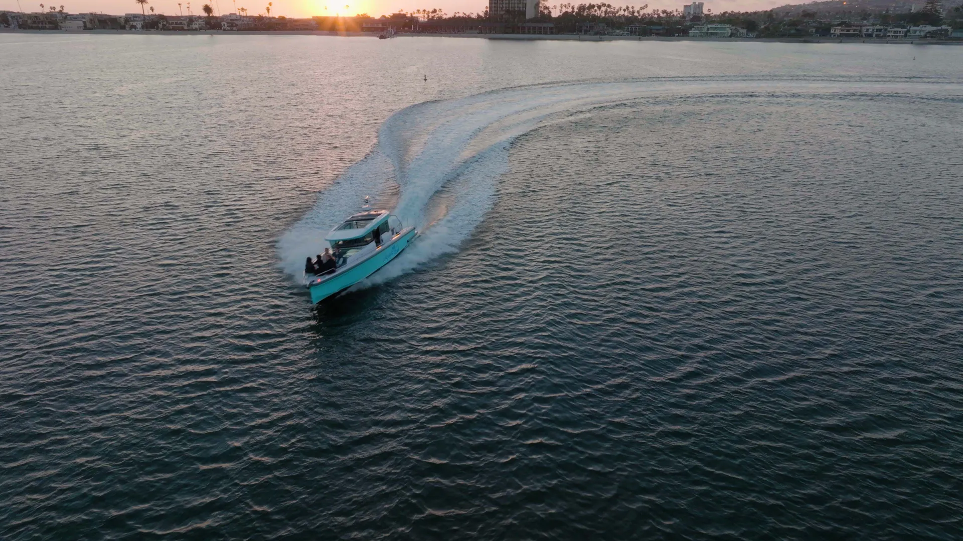 sunset boat aquata charters